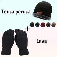Men Hat Set - ランダムキャップ+グローブ - チェックする 1
