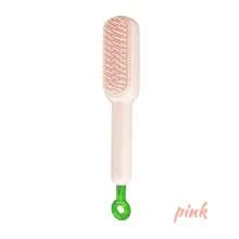 Peine retráctil antiestático, peine de masaje suave del cabelludo para mujeres, cepillo de limpieza del cabello de un clic, peine desenredante peines peine pelo cepillo pelo de peines cepillo pelo - Multicolor - Ver 9