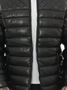 Men Jackets & Coats - 黑色 - 查看 2