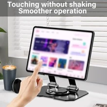 Giá đỡ máy tính bảng, Giá đỡ iPad, Đế xoay 360, Giá đỡ máy tính bảng có thể gập lại, Giá đỡ máy tính bảng để bàn, Tương thích với IPad Pro IPad Air IPad Mini 4 đến máy tính bảng 14 inch - Nhiều màu - Xem 2
