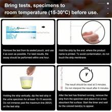 10 pièces Bâtonnets de test de grossesse précoce, kit de test de grossesse HCD de 7 jours avec papier de test précis à haute précision