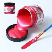 1 pieza de Pintura acrílica metálica de 100ml en color oro, plata o metálico para pintura acrílica impermeable con brillo perlado, Día de la Madre, regalo para mamá - Multicolor - Ver 15