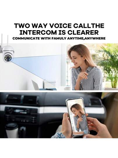 8MP/5MP 1080P HD, Dual 2.4G+5G WiFi 2.4G WiFi, Slimme Outdoor/Indoor PTZ Security Camera Auto Tracking, Alarm, Night Vision, Floodlight AI Motion, 350° Horizontal 90° Vertical Rotation Home view 7