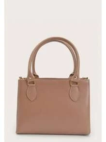 Women Top Handle Bags - 卡其色 - 查看 4