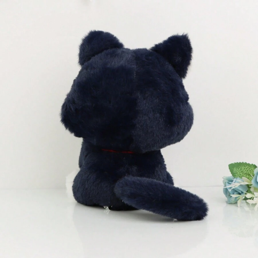 Cat Doll, Cat Plush Toy, Doll, Home Decoration, Holiday Gift - Navy Blue - View 1