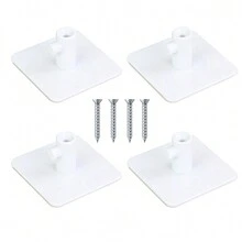 4Pcs Stand Mixer Attachment Holder Kitchen Mixer Assecories Hanger Space Saving - White - View 2
