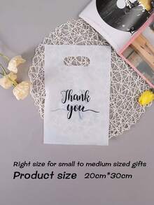 20pcs Thank You Wrapped Gift Bags, Black And White Gift Bags, Easy To Use, Comfortable To Carry, Gift Bags Suitable For Company Parties, Birthday Parties, Holiday Parties, Store Shopping Bags, Etc., And Many More, Cheapest Items, Promotional Shopping Bags, Party Bags, Gift Bags,Bag Gift,Gift Bag Large,Gift Bag Set,Gift Baggies,Gift Bag Toys, Wedding Party Gift Bags Gift Bag Party Kitchen - Multicolor - View 12