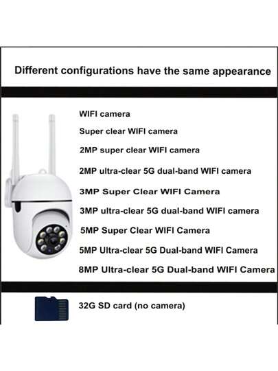 8MP/5MP 1080P HD, Dual 2.4G+5G WiFi 2.4G WiFi, Slimme Outdoor/Indoor PTZ Security Camera Auto Tracking, Alarm, Night Vision, Floodlight AI Motion, 350° Horizontal 90° Vertical Rotation Home view 11