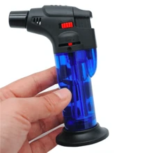 Encendedor Soplete Antorcha Mini Recargable para Cocina - Verde - Ver 2