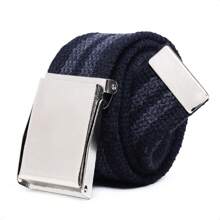 Men Belts - 棕色/條紋 - 查看 2