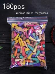 180入組塔型回流香，檀香香薰劑，居家香道寶塔型香熏，薰衣浴室去異味之用，包括檀香、薰衣草等香味。