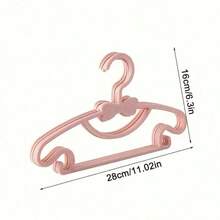 10 cái/bộ Móc treo quần áo bằng nhựa cho bé, Giá phơi quần áo liền mạch, Máy sấy quần áo trẻ sơ sinh đa chức năng Người ủng hộ - Nhiều màu - Xem 3