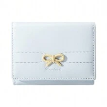 钱包 女孩 可爱蝴蝶结 小钱包 美观 卡夹 ID 窗口 女士钱包（多色可选），商务休闲女士，钱包，女士钱包