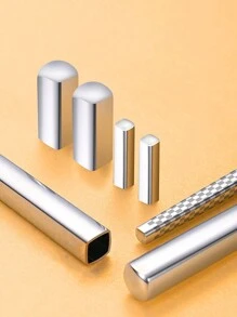 316L 不锈钢筷子套装，高端防滑防霉方形银色礼盒，成人长筷子，适合家庭、酒店和餐厅使用，学校用品，圣诞礼物 - 銀色 - 查看 3