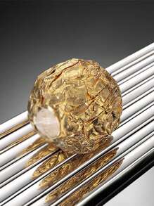 316L 不锈钢筷子套装，高端防滑防霉方形银色礼盒，成人长筷子，适合家庭、酒店和餐厅使用，学校用品，圣诞礼物 - 銀色 - 查看 5