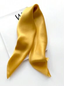 1 chiếc khăn vuông nhỏ màu trơn khăn lụa khăn quàng cổ trang trí khăn choàng đầu khăn bandana khăn quàng cổ cho nữ khăn lụa - Nhiều màu - Xem 6