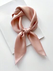 1 chiếc khăn vuông nhỏ màu trơn khăn lụa khăn quàng cổ trang trí khăn choàng đầu khăn bandana khăn quàng cổ cho nữ khăn lụa - Nhiều màu - Xem 3