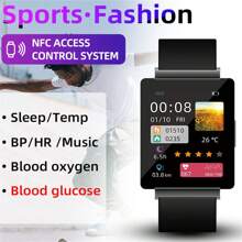 Đồng hồ thông minh KS01 có chức năng theo dõi nhiệt độ, theo dõi sức khỏe & Vòng đeo tay thông minh - Nhiều màu - Xem 9