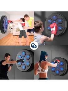 Máquina de Boxeo, Bluetooth Musical Portátil, Recargable con luces y sonido. NO INCLUYE GUANTES. Bluelander