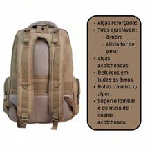 Mochila KVN Grande Reforçada Viagem e Camping