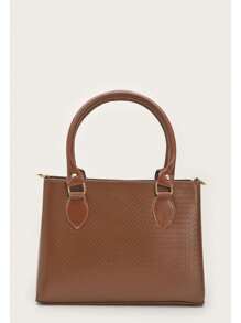 Women Top Handle Bags - Rỉ Nâu - Xem 3