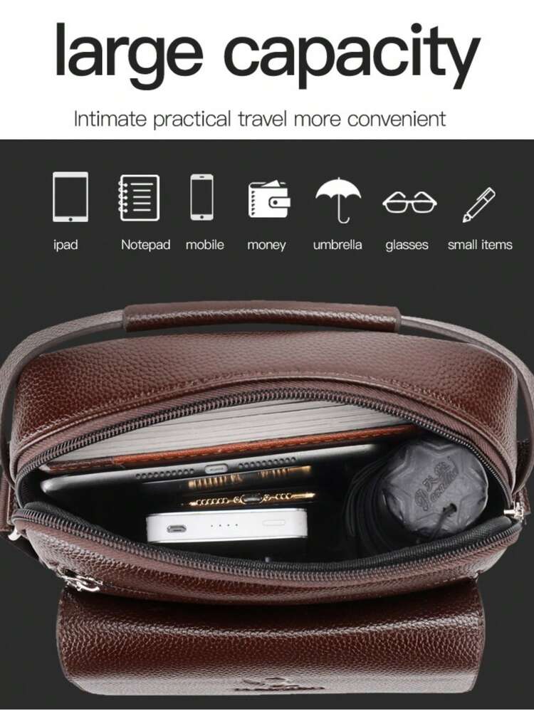 حقيبة كتف/عبر الجسم/خصر/يد/صدر للرجال من مادة PU م...