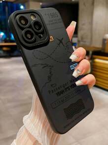 Funda de teléfono suave antideslizante con orificio de precisión y diseño de cubo mágico de avión, compatible con anti-caídas con orificio de precisión y pintura, adecuada para Galaxy S24, Galaxy 14, Galaxy 24, Galaxy 54, Galaxy A34, Galaxy A35, Galaxy A55, Galaxy A05, adecuada para Xiami 12, Xiami11, Redmi Note11/Xiami 11 Lite, Redmi 10, Redmi 9, Redmi 8, funda de teléfono anti-caída de la serie Redmi