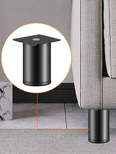 2قطعة/مجموعة أرجل أثاث من الفولاذ المقاوم للصدأ، أرجل معدنية أنيقة للأريكة، خزانة التلفزيون، السرير، طاولة القهوة، وحدة حمام