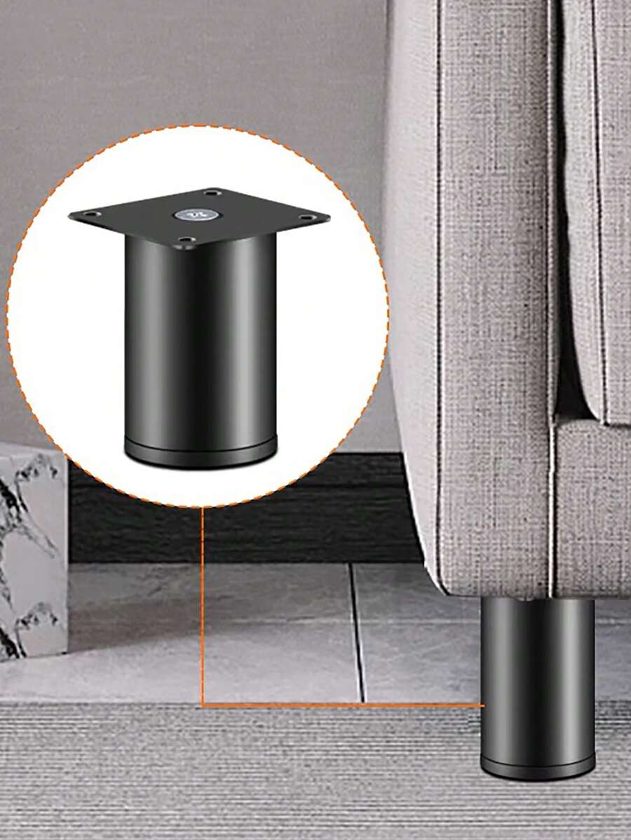 2 Cái/bộ Chân Đồ Nội Thất Inox, Chân Kim Loại Sang Trọng Cho Ghế Sofa, Tủ Tivi, Giường Ngủ, Bàn Cà Phê, Bàn Trang Điểm Phòng Tắm - Nhiều màu - Xem 1