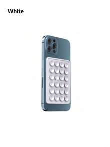 1 件/2 件全新硅胶吸盘方形单面手机吸盘支架粘性手机壳支架硅胶手机配件兼容 iPhone 和 Android 免提玩具镜子淋浴手机支架振动视频和自拍通用充电器皮套吸盘硅胶吸盘手机壳卡夹钱包名片夹信用卡夹女士女士男士 - 彩色 - 查看 13