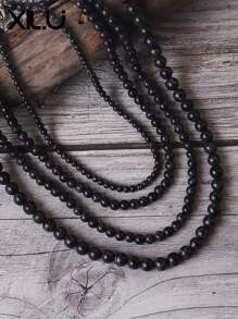 1條西部牛仔風格多彩珍珠項鍊，可自由配色 - 項鍊 - 查看 6