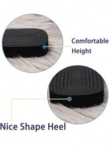 Kate Miuch New Original Design French Retro Elegant Versatile Sweet Fairy Style Slippers. Seaside Gathering Sexy Charming High End Comfortable And Lightweight Black Leopard Pattern Round Toe Flip Flops Flip-Flop.