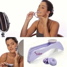 Threading Machine For Women, Eyebrow Face And Body Hair Threading And Removal System Kit Tweezers For Eyebrows, Threading Tool, Threading Machine For Women Epilators - Mauve Purple - View 3