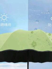 Umbrellas And Rain Hat Umbrellas - Green - View 3