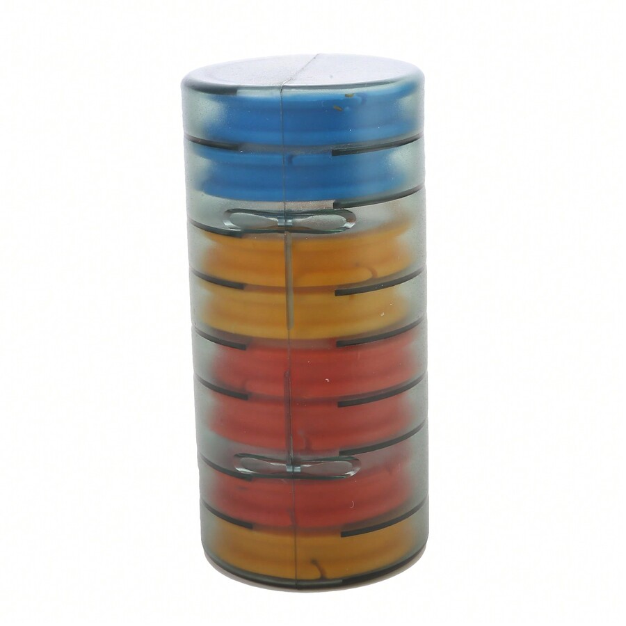 Colorful Main Line Box, Silicone Fishing Line Spool Box, DoubleLayer