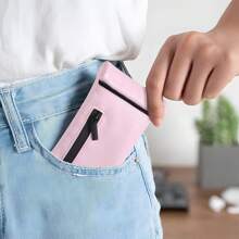 JBNG Pocket Size Smell Proof Storage Bag PU Leather Smell Proof Case For Home And Travel - Black - View 3