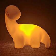 1 pieza Luz nocturna de diseño mini en forma de Dragón con cuello de serpiente, animal lindo o lámpara en forma de dinosaurio, de mesa en amarillo/blanco/azul/rosa. Gran sorpresa para regalo de cumpleaños, lámpara de cabecera de decoración para escritorio. El mejor regalo para amigos, padres, abuelos, novio, novia. - Blanco - Ver 11