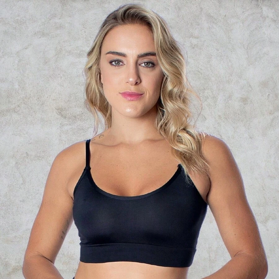 Women Sports Bras - Black - View 1