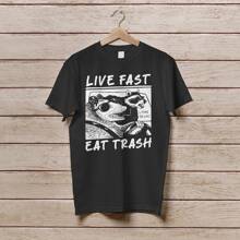 Women T-Shirts - 黑色 - 查看 1