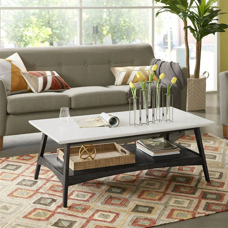 Coffee Table - White+Black - View 1