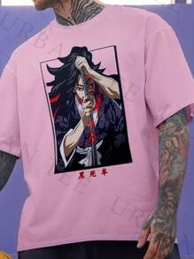 Men T-Shirts - 淺粉色 - 查看 1