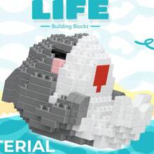 Tiny Particle Toy Building Block Set Plastic Ocean Creatures Series, Suitable For Festivals, Birthdays, And School Openings. Fun Pet Blocks, Interesting Mini-Challenging Blocks, Exercise Hands-On Skills, Building Block Set, DIY Creative Home Decor And Room Decoration Toy, Educational Science Toy, Adult Building Block Set Gift, Suitable For Festive Gifts, Birthday Gifts, New Year's, Chinese New Year, Valentine's Day, Easter, Mother's Day, Father's Day, Friends' Gifts Room Decoration