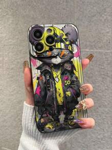 Straight Edge Painted Anti-Fall Phone Case, 3D Compatible With IPhone Compatible With Redmi Waterproof Shockproof Scratch Resistant,International Version, Not The Domestic Version - Multicolor - View 5