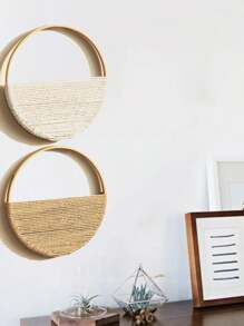 Cirelle 1 套/2 件北欧风格简约挂饰、家居装饰、房间装饰、墙壁装饰 - 彩色 - 查看 6