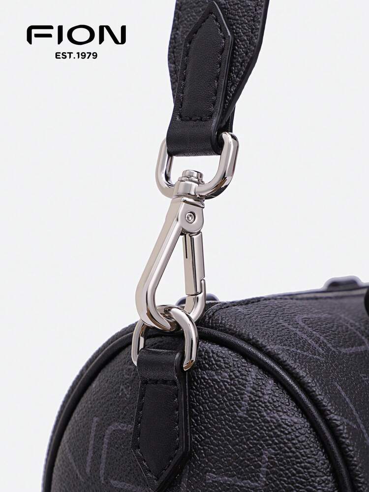 FION Set de 2 piezas: Bolso bandolera y monedero pequeño, bolso de mano con asa superior, bolso práctico con cierre de cremallera, color azul oscuro - Azul Marino - Añade 10