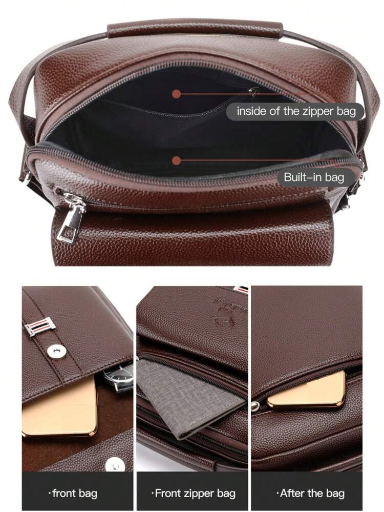 حقيبة كتف/عبر الجسم/خصر/يد/صدر للرجال من مادة PU م...