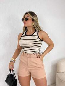 Women T-Shirts - 奶油色 - 查看 4