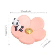 1入櫻花香爐創意香插盤，日式手工藝禪修裝飾家居擺件 - 彩色 - 查看 14