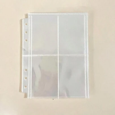 10 件透明活页夹口袋，现代多用途活页夹口袋，适用于办公室、家庭、学校返校、返校、学校用品