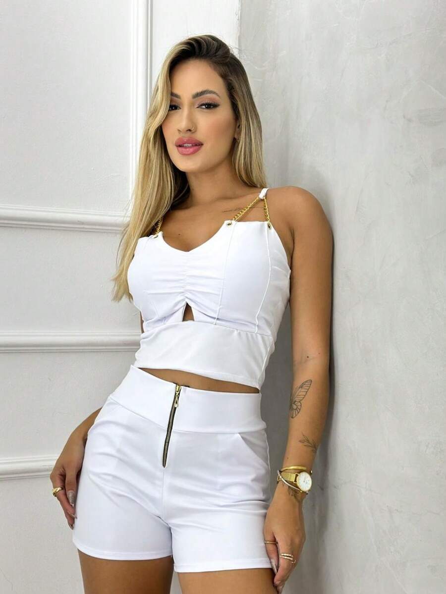 Women Two-Piece Outfits - trắng - Xem 1